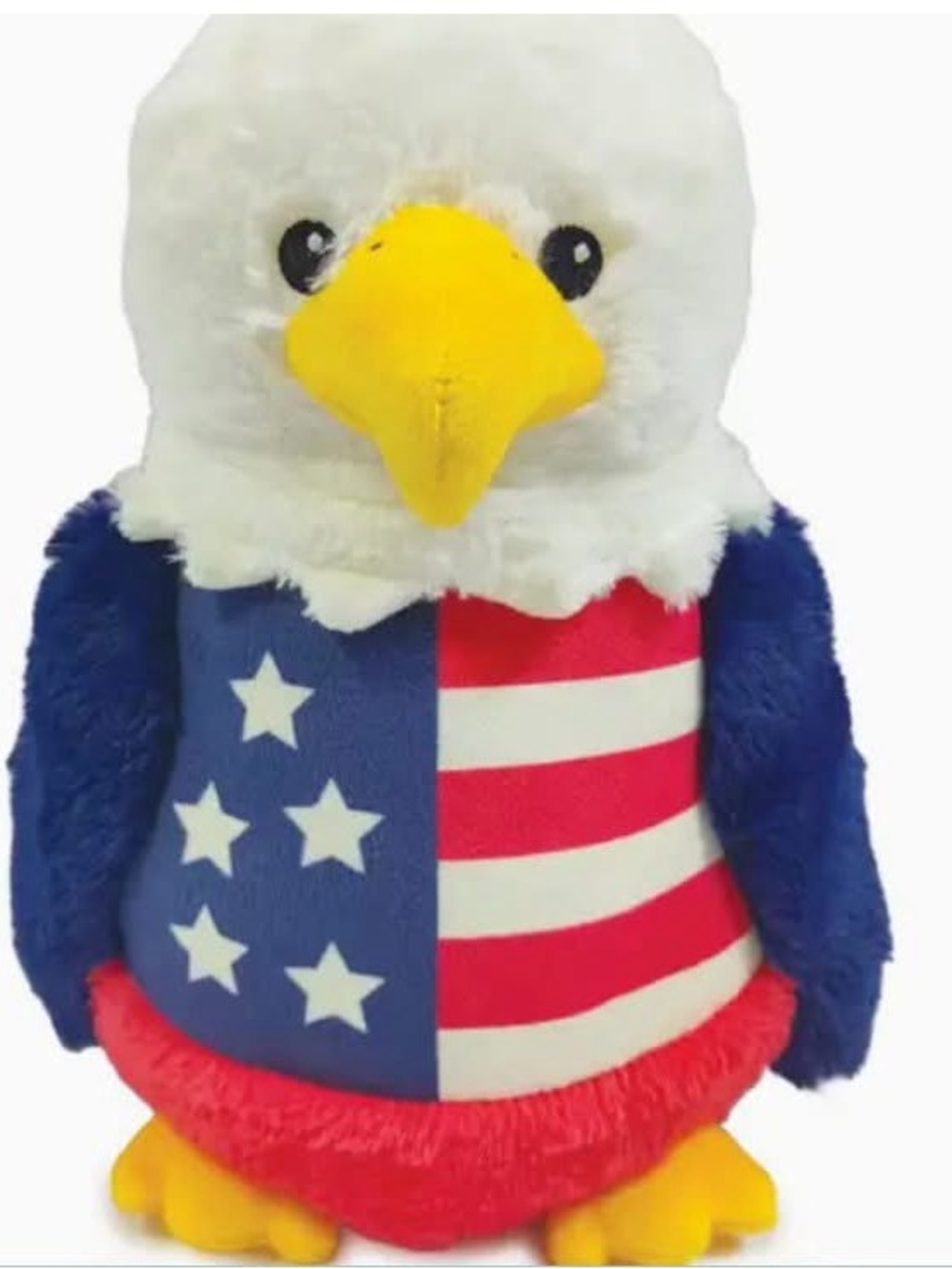 Warmies Patriotic Plush Eagle Toy - White Blue Red